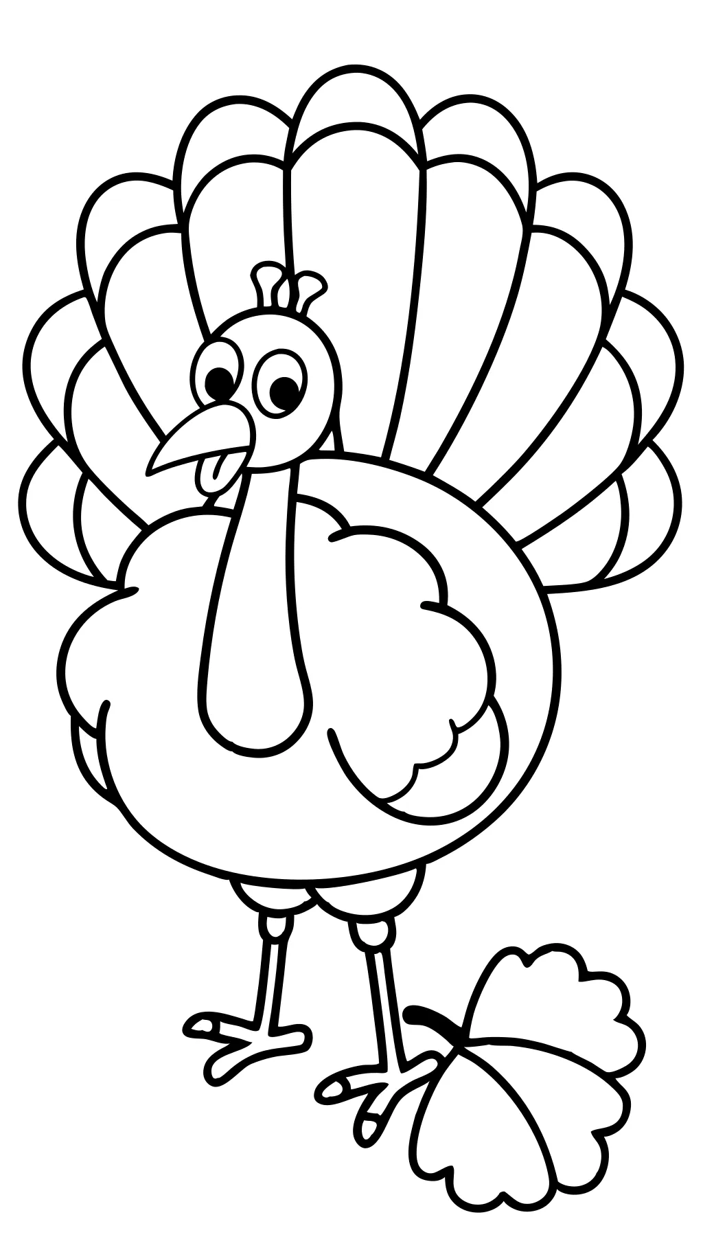 free turkey coloring pages printable